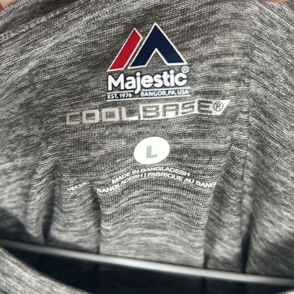 🏀 OKLAHOMA CITY THUNDER NBA Polyester Pullover Long Sleeve Dri-Fit T-Shirt Sz L - Picture 6 of 7